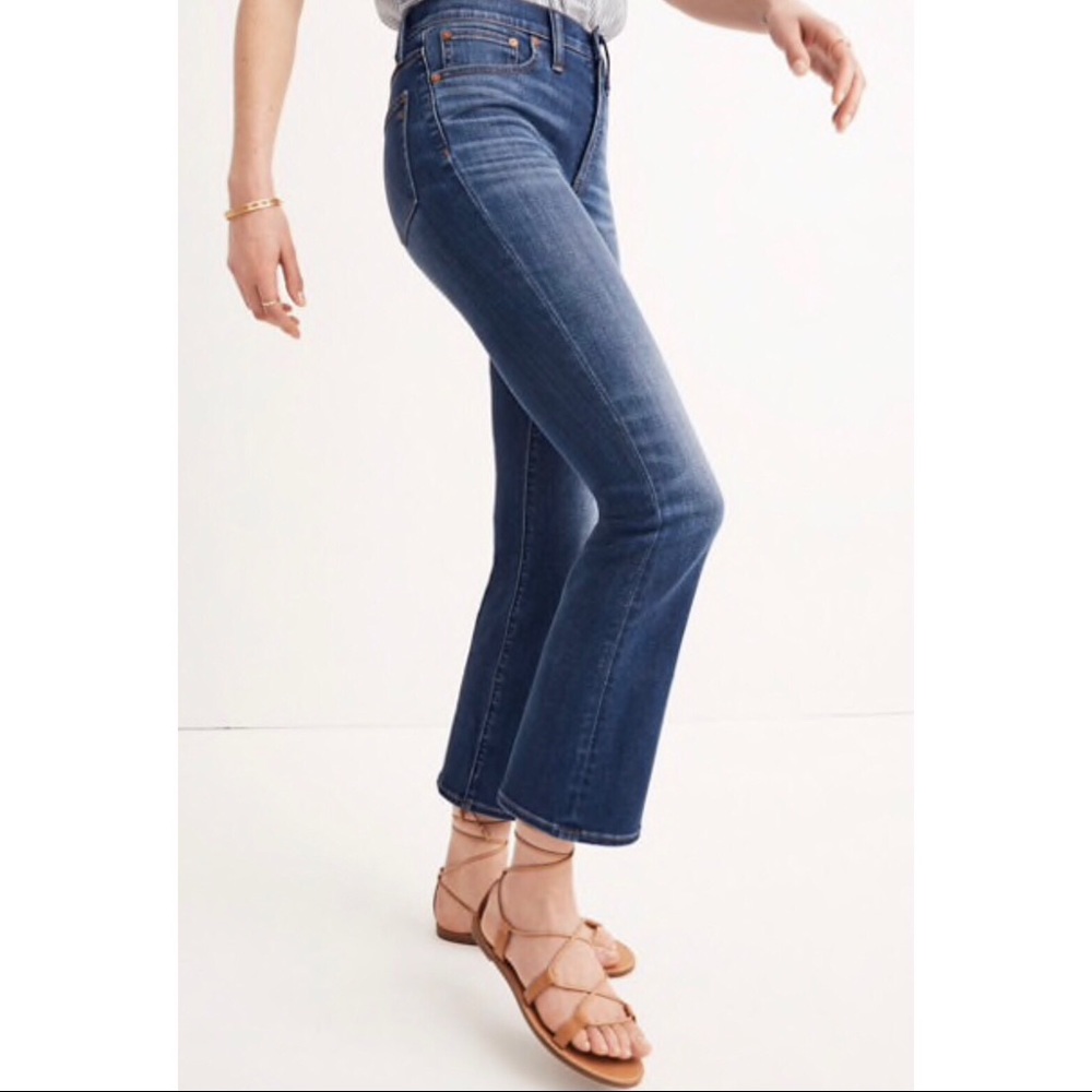 Madewell Cali Demi Boot Jeans in Danny Wash